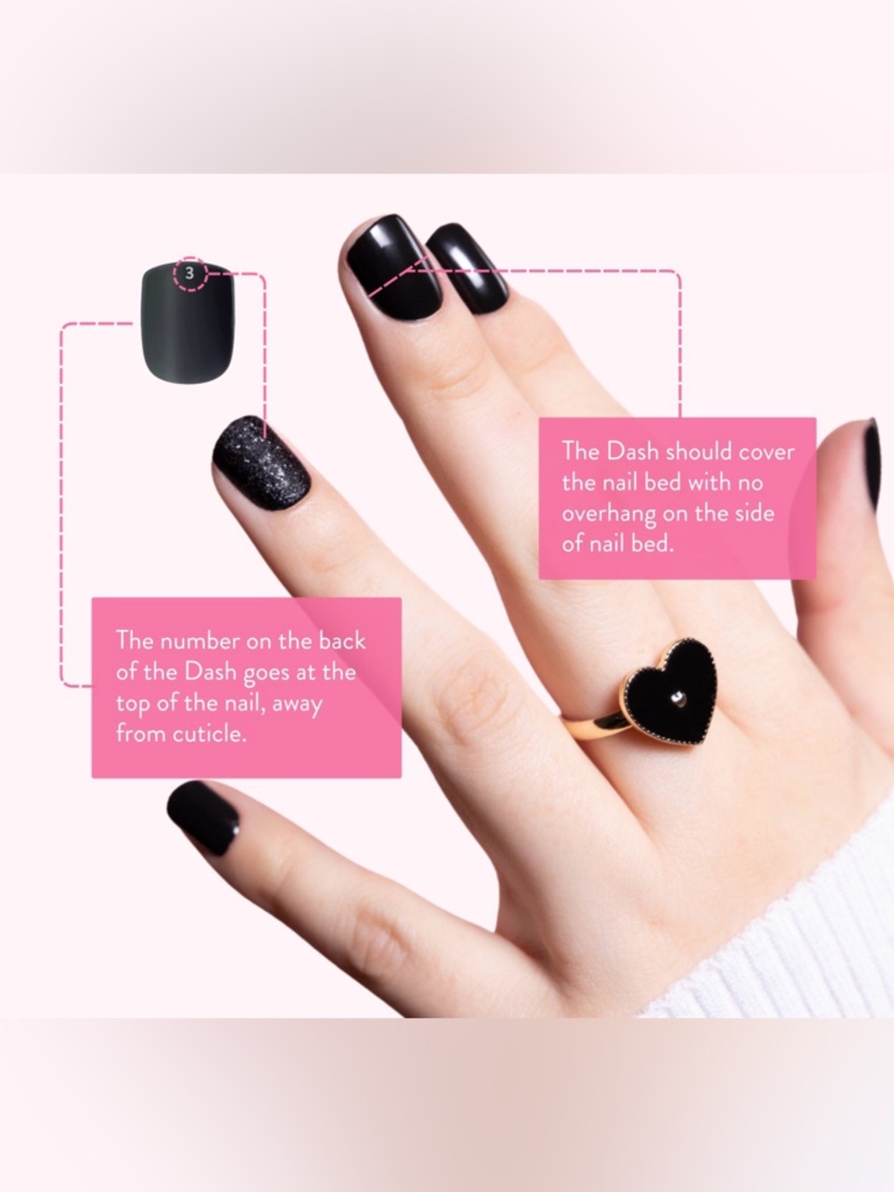 Red Aspen Press-On Nail Dashes - Aspen Leaf Lilac - Picture 6 of 6